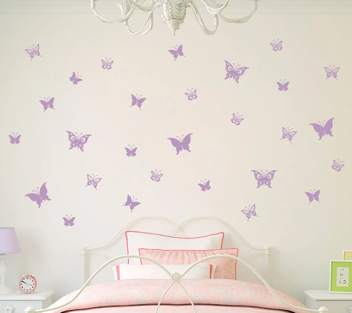 Wallsticker - Butterflies / 28 pcs