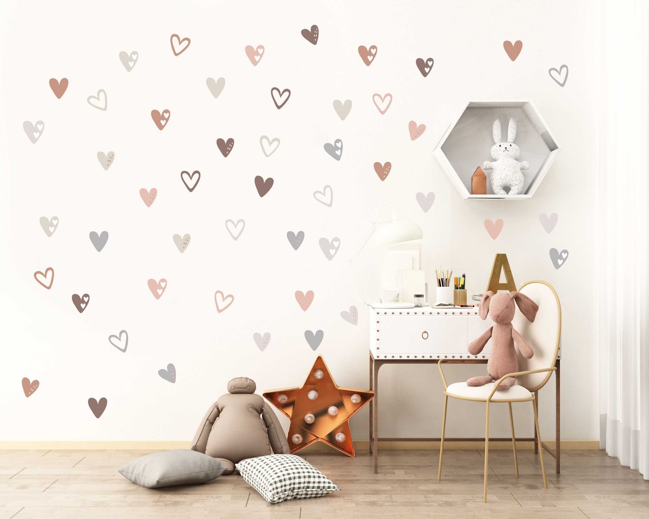 Wallsticker - Hearts