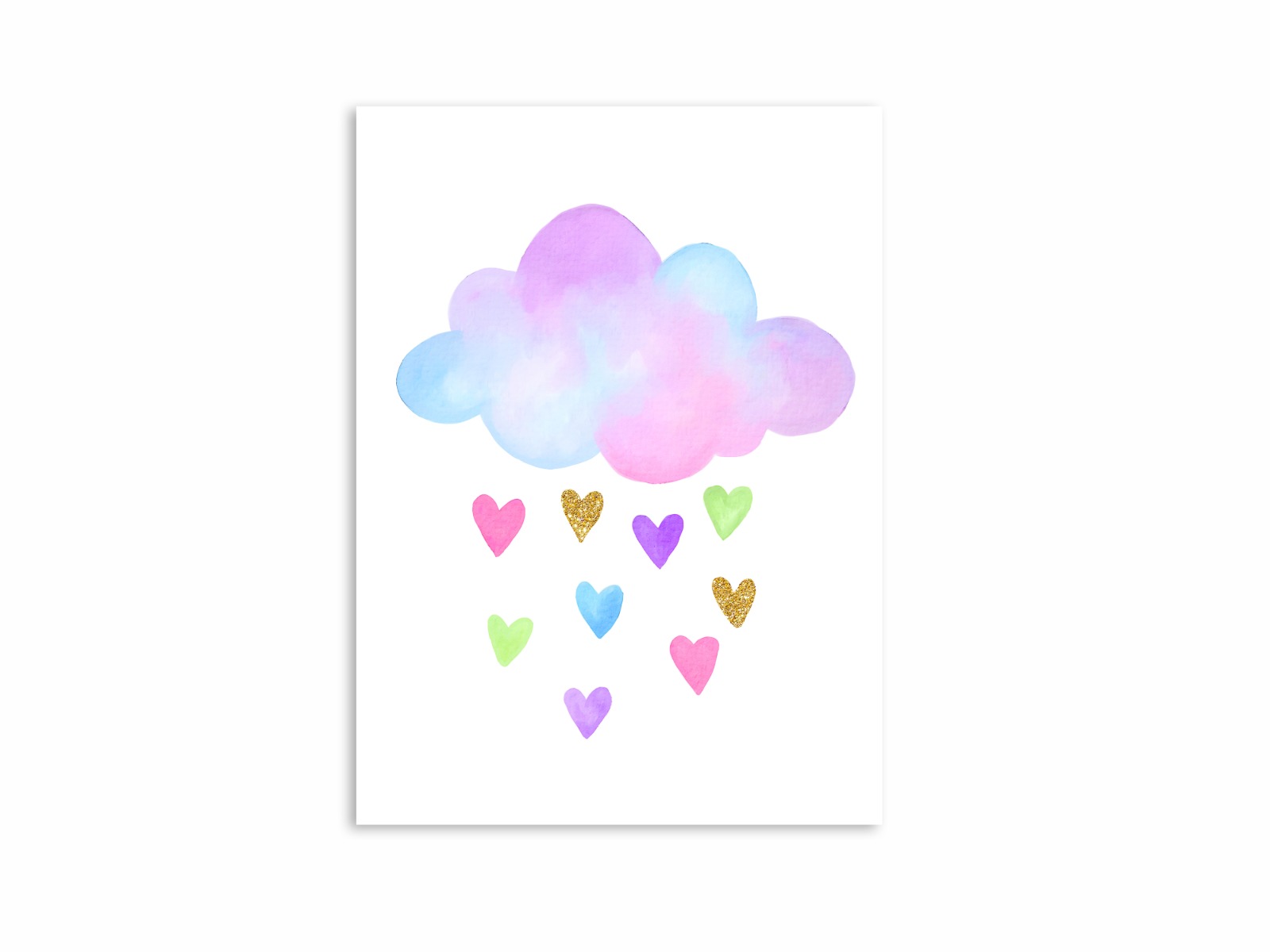 Poster – Hearts and Cloud