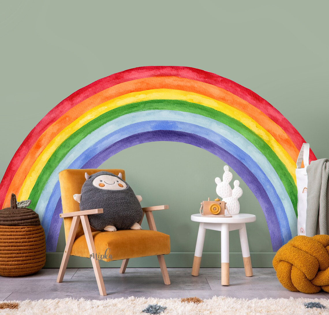 Wallsticker - Colourful Rainbow