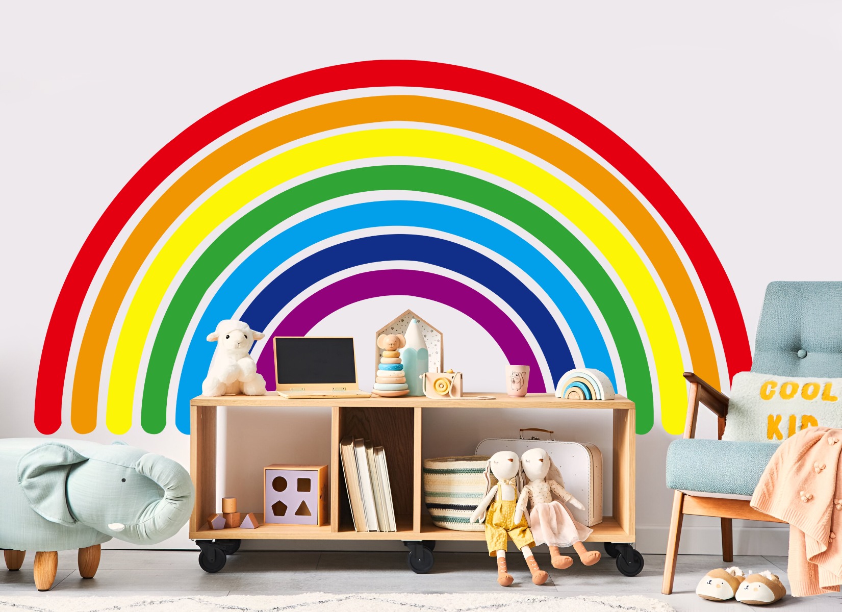 Wallsticker - Colourful Rainbow / 02
