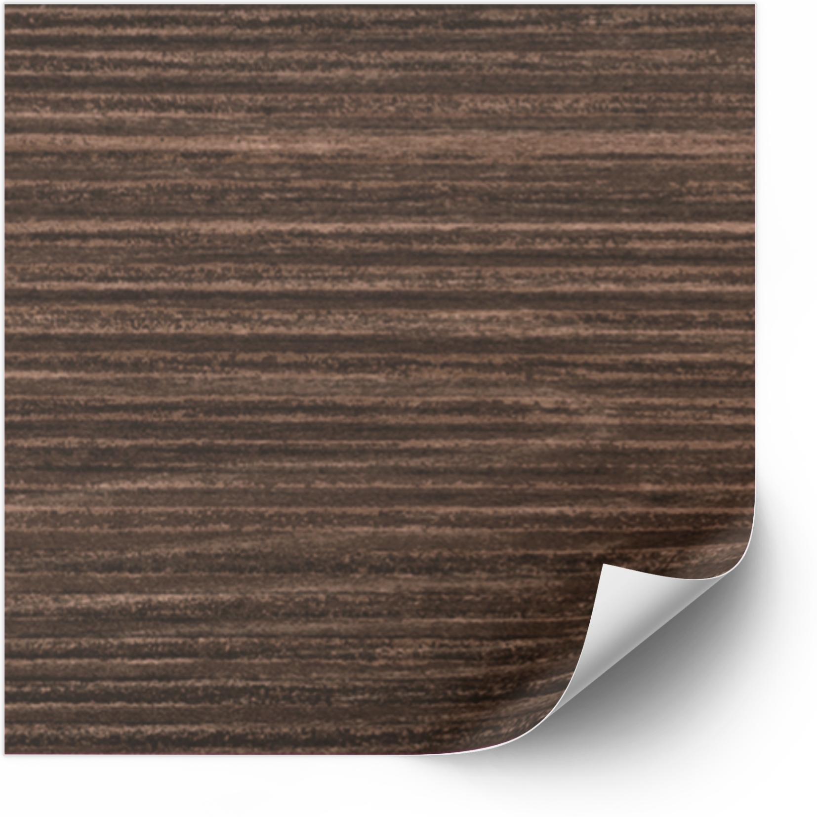 Tiles Sticker - Dark brown wood pattern / 24 pcs
