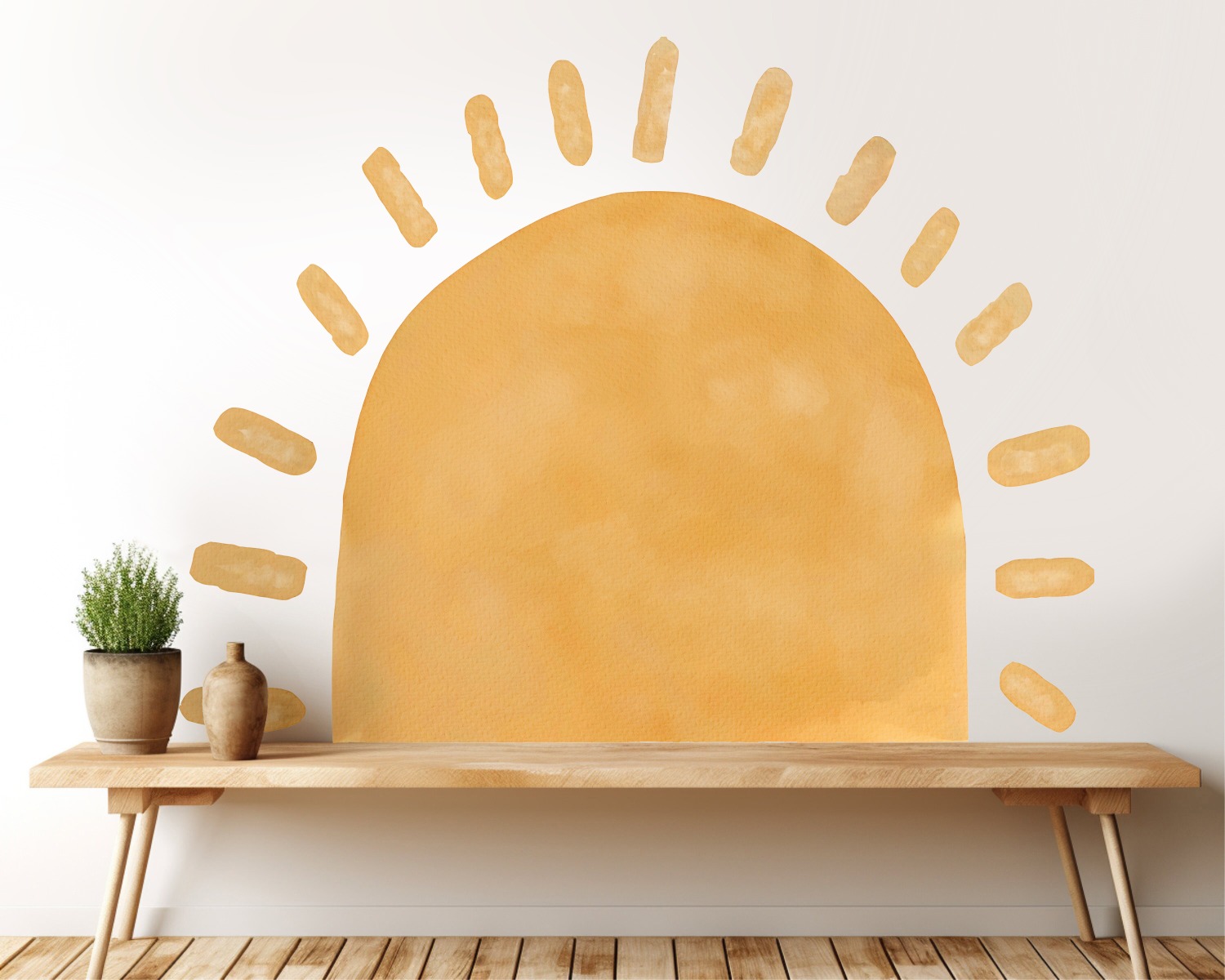 Wallsticker - Boho Shining  Sun