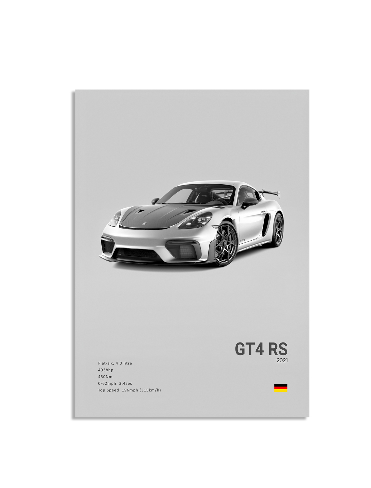 Poster – Luxury Sports Car / GT4 RS