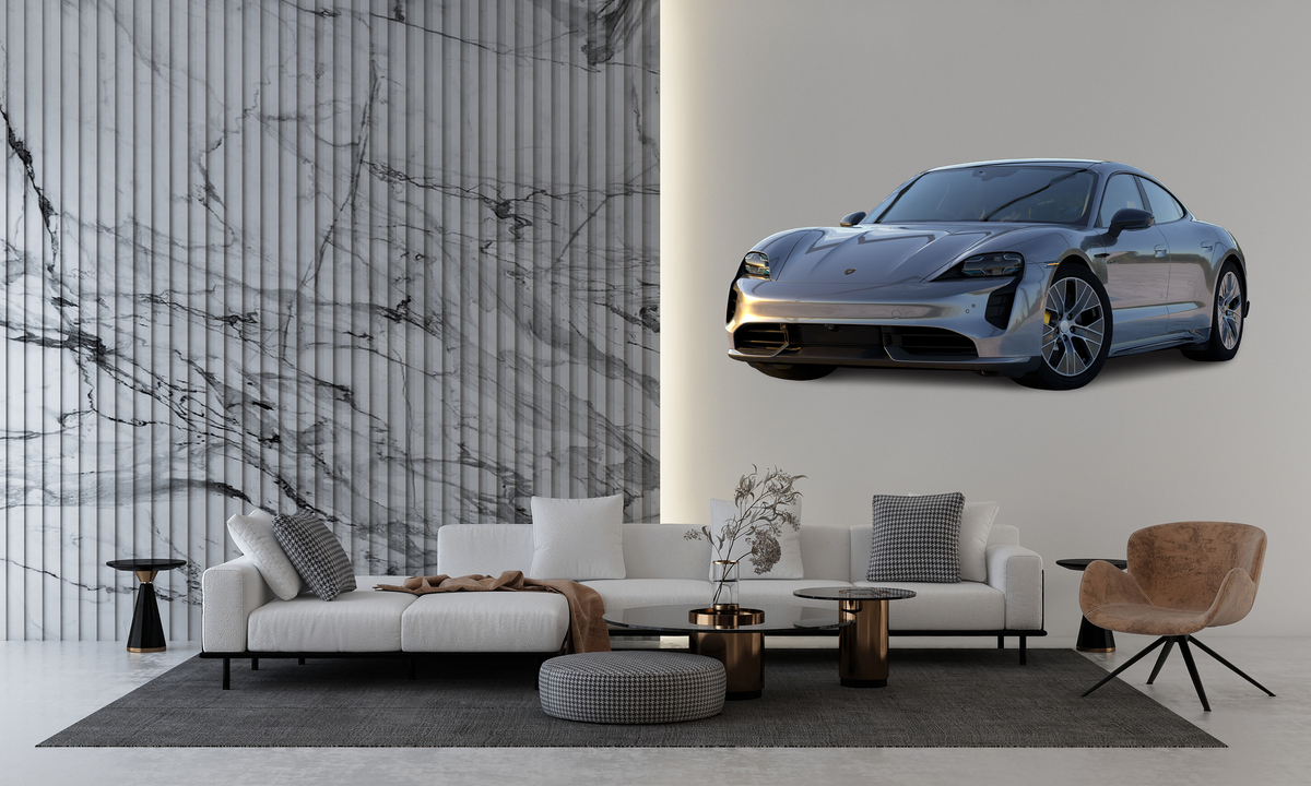 Wallsticker – Porsche / Grey
