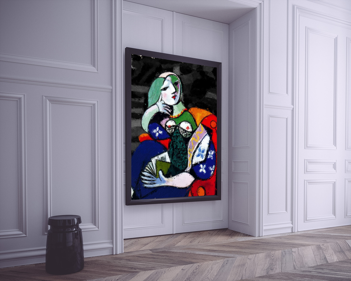 Poster – Picasso’s Art / Women with a Book