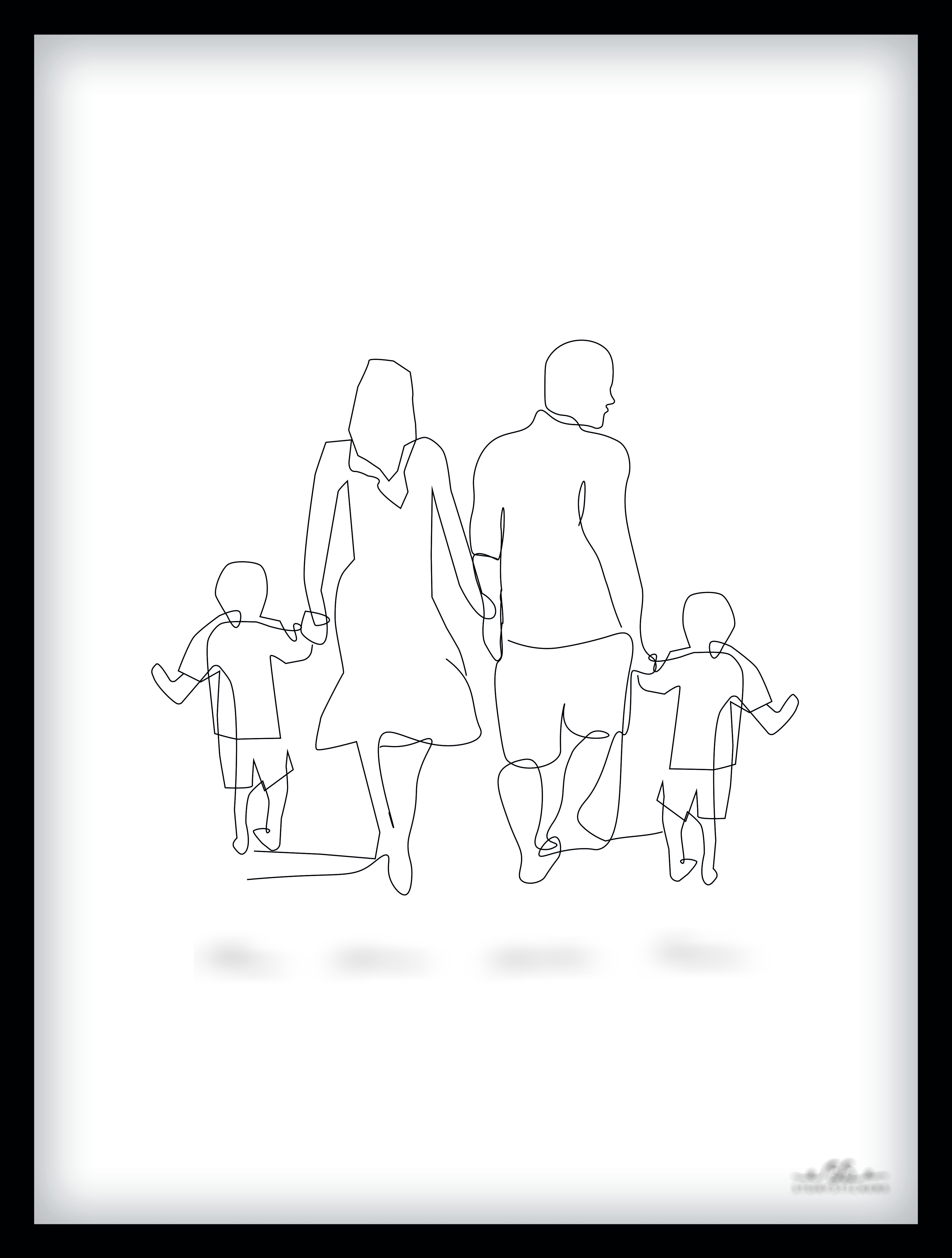 Poster - Family / Two Children