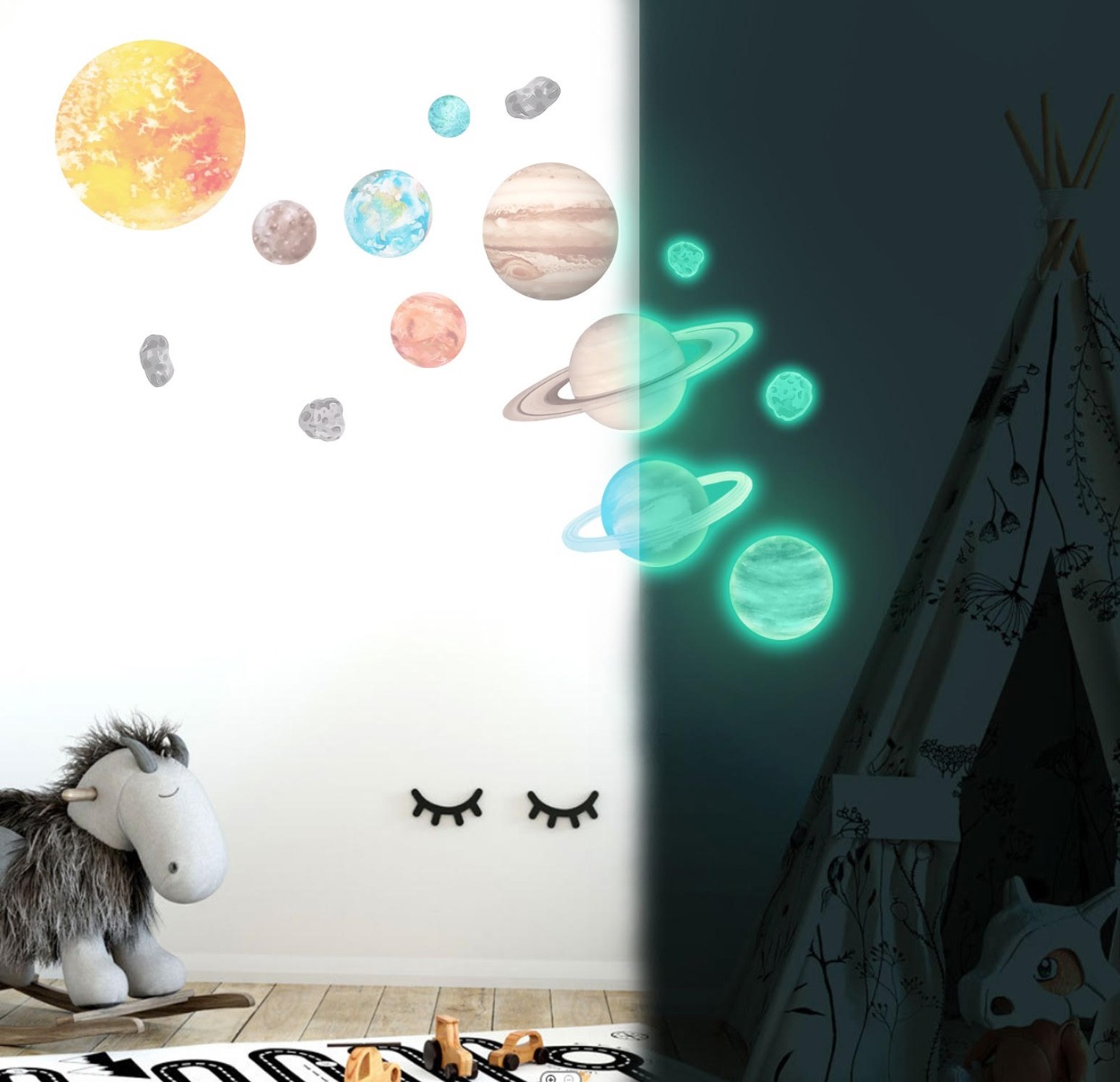 Wallstickers - Luminous Solar System