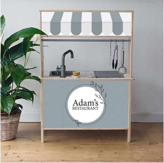 Self-adhesive decals for IKEA DUKTIG – personalised stickers for play kitchens