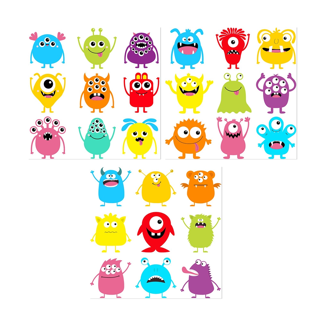 Wallsticker - Mini Monsters