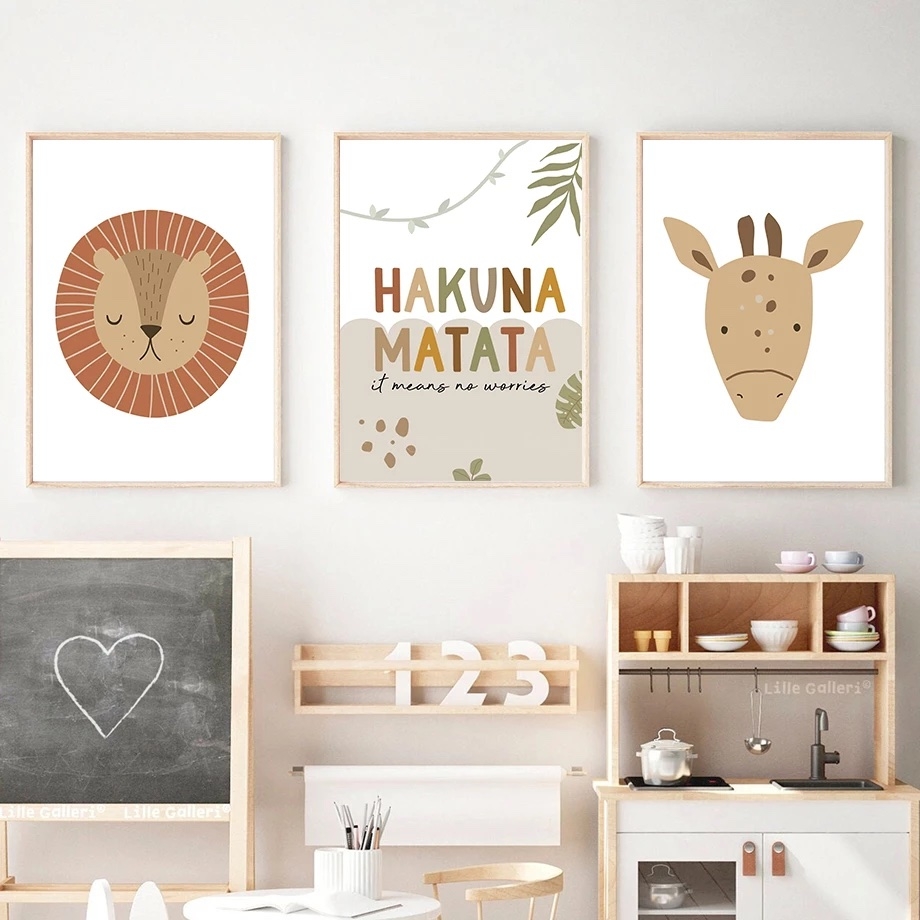 Poster - HAKUNA MATATA / Set of 3