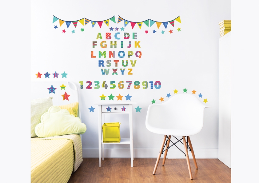 Wallsticker -  ABC Learn with me