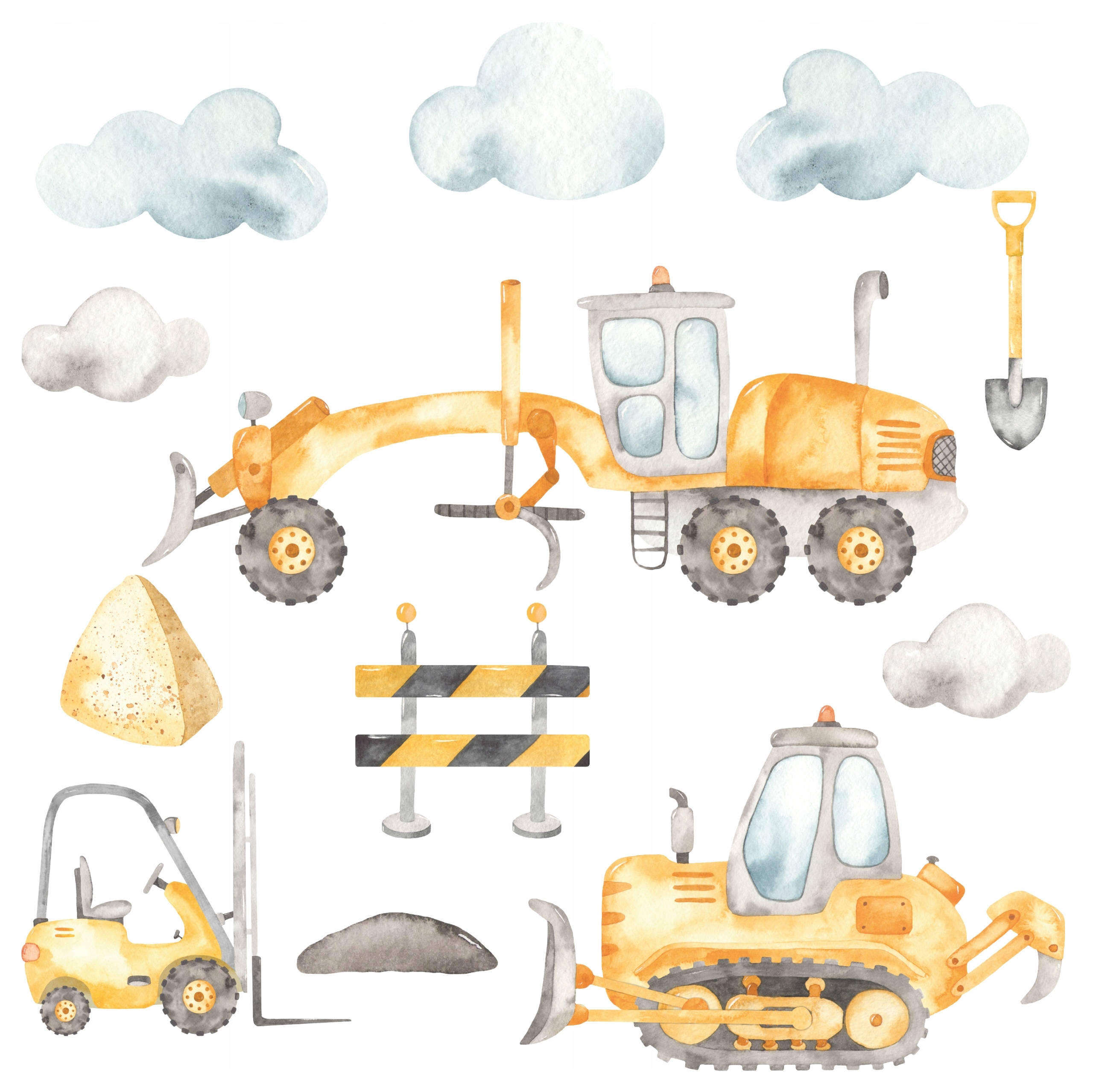 Wallsticker - Construction Bulldozer