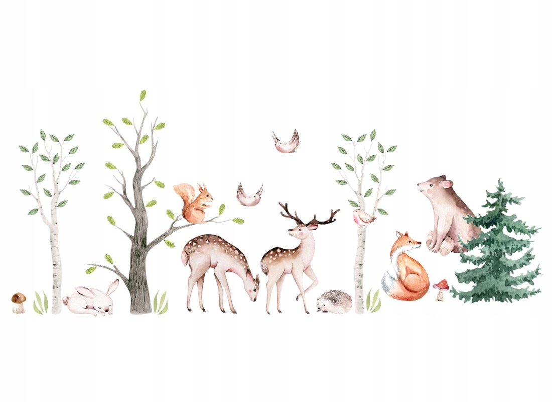 Wallsticker - Forest and Animals / 02