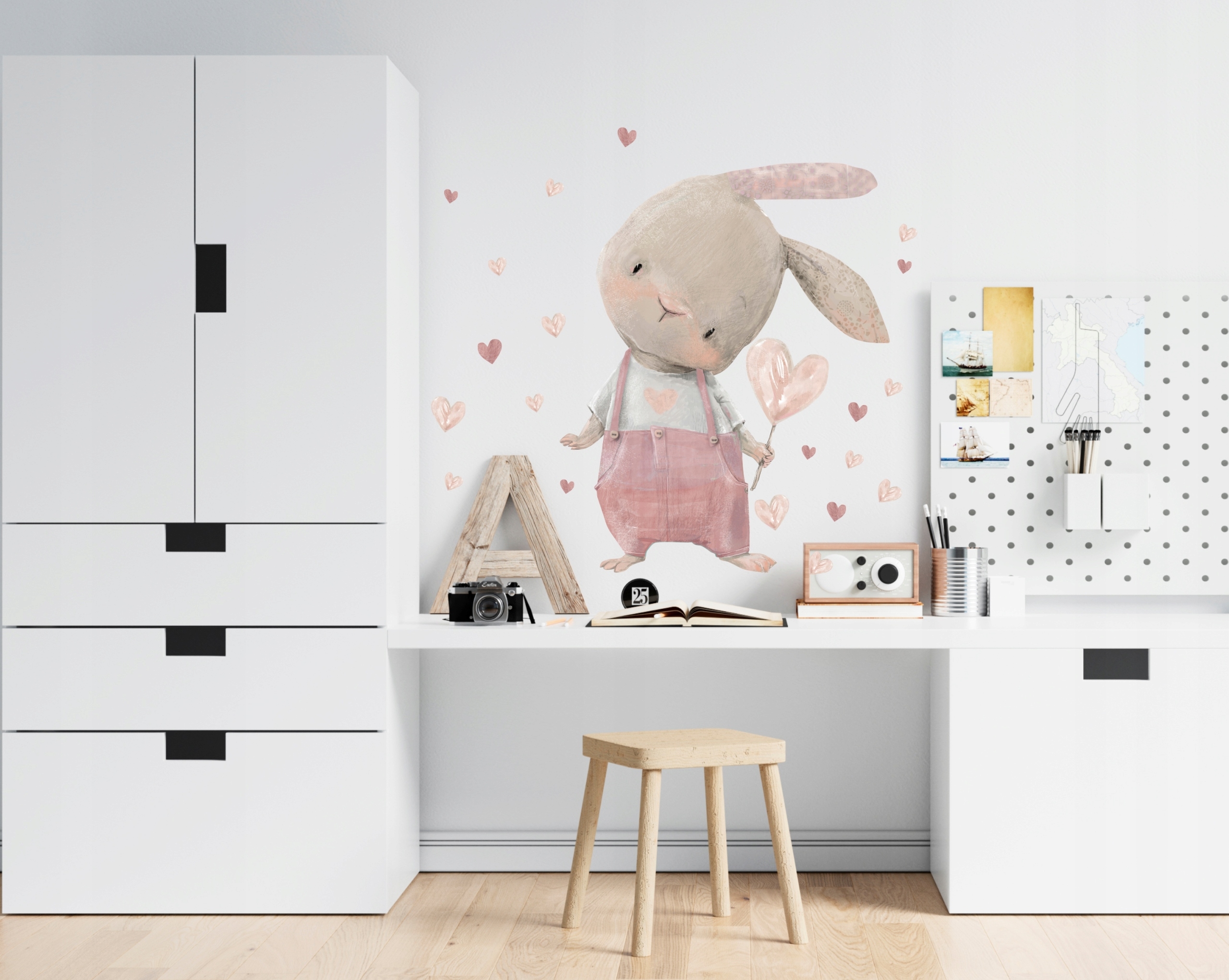Wallsticker - Pink Bunny