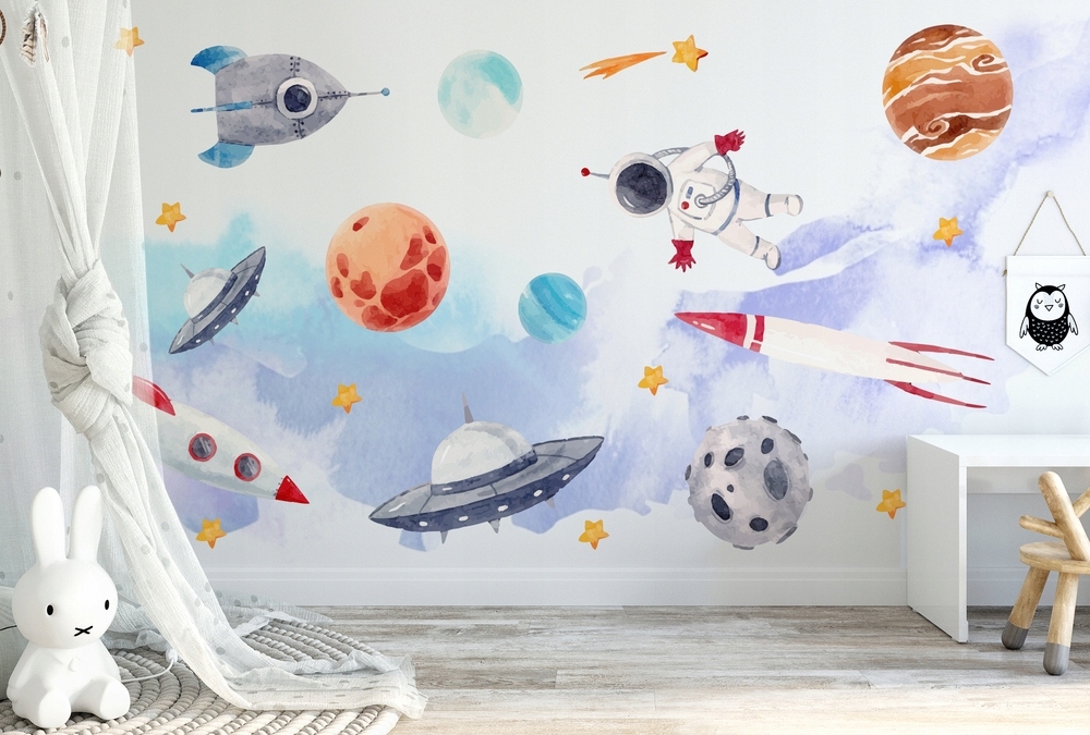 Wallsticker -  Space Rockets