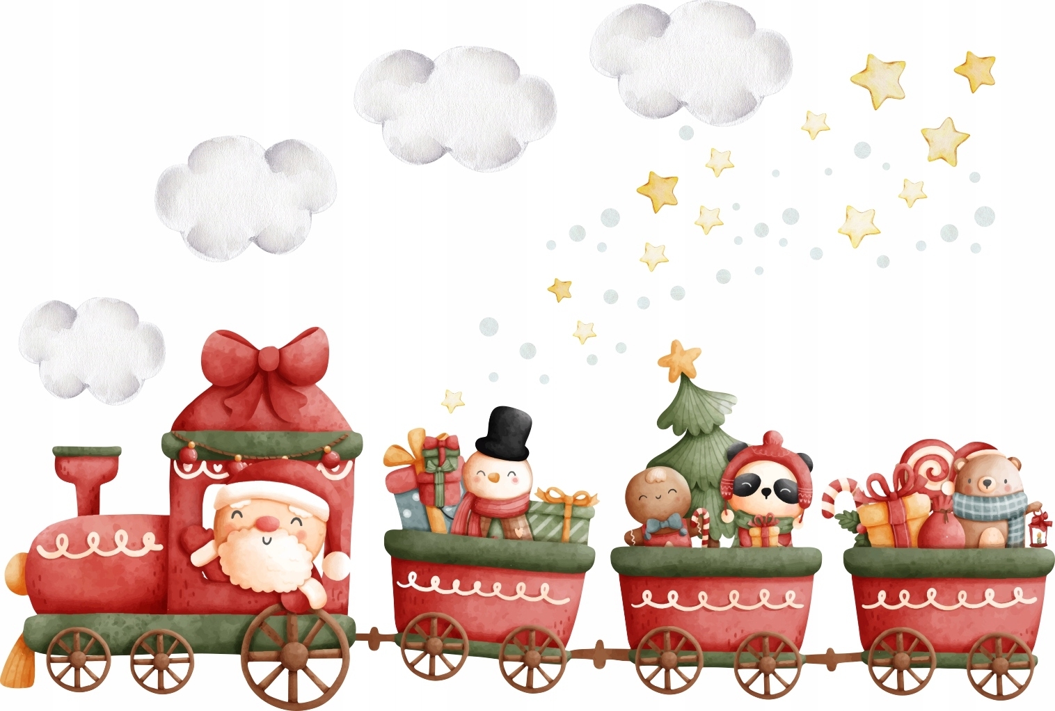 Wallsticker - St. Nicholas' train
