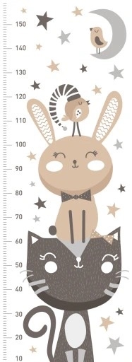 Wallsticker - Height Measure / Cat
