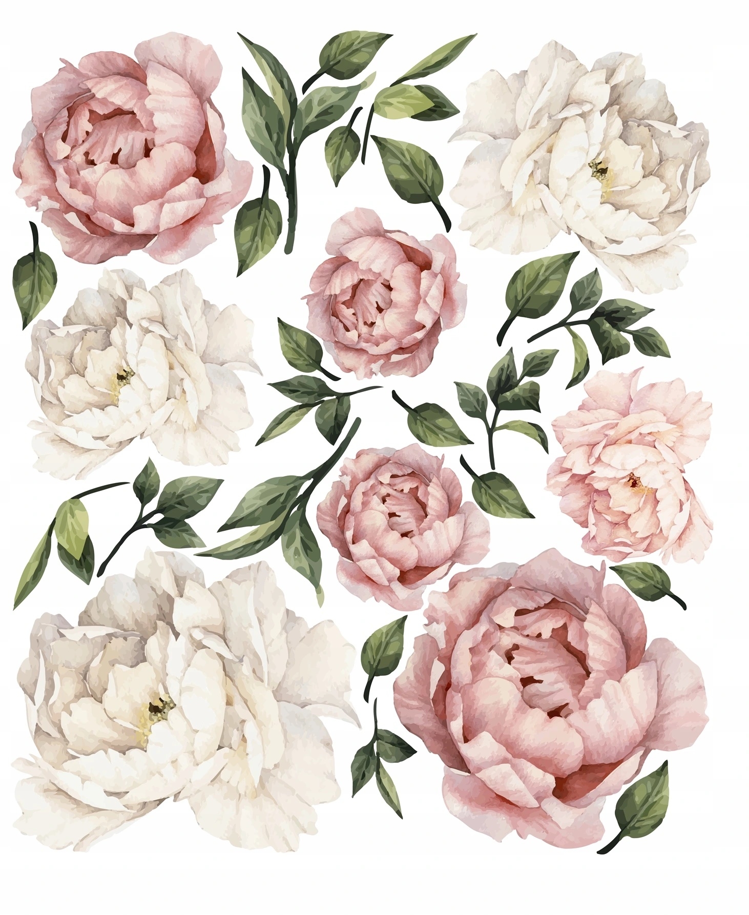 Wallsticker - Peonies