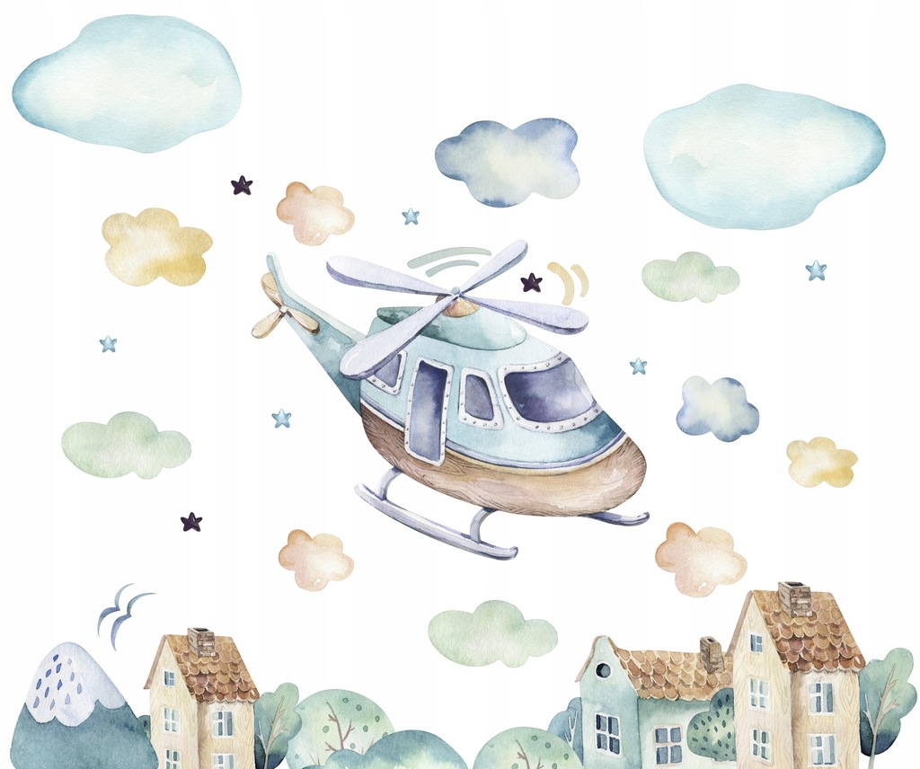 Wallsticker - Helicopter
