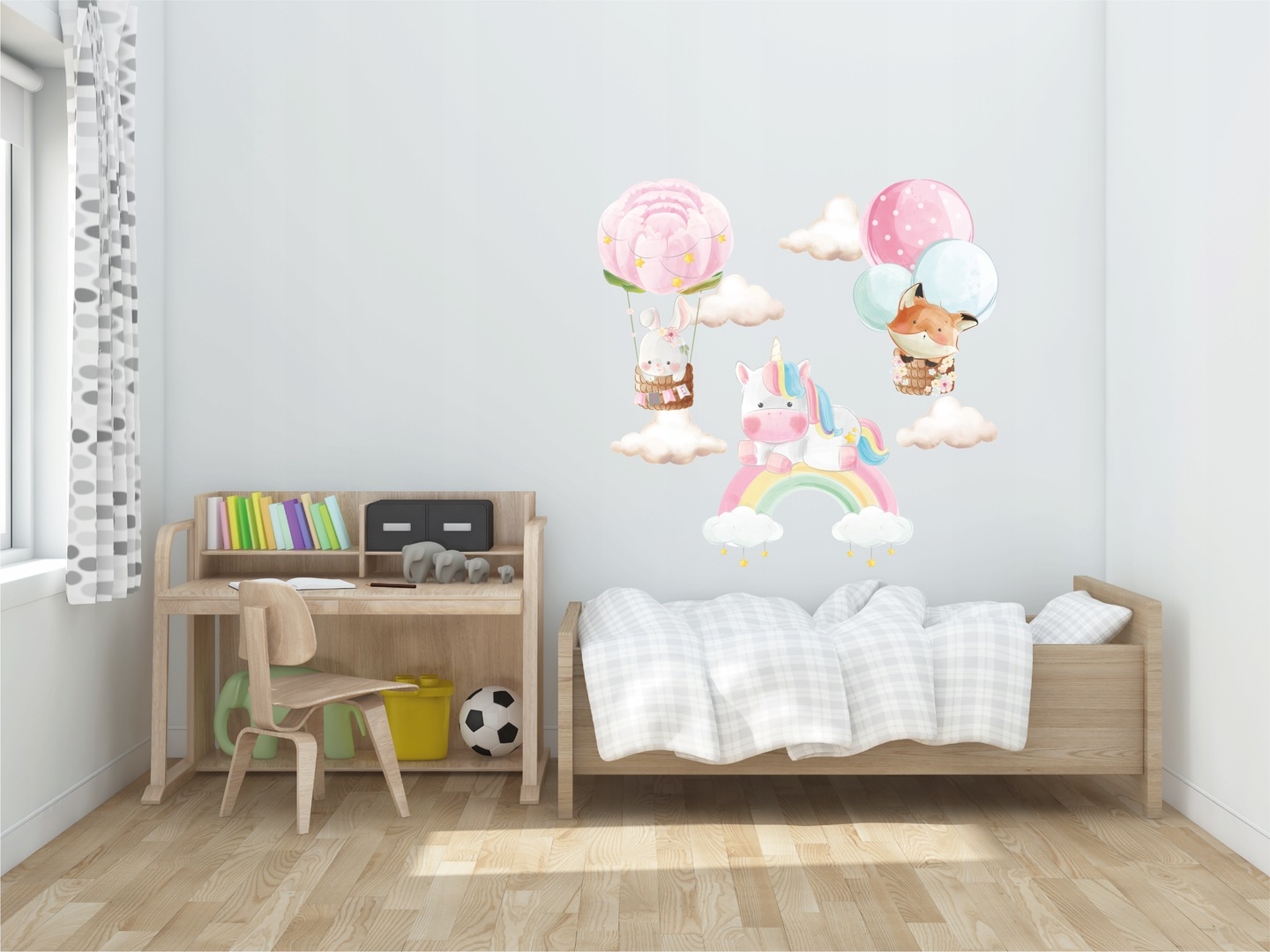 Wallsticker - Unicorn and Friends