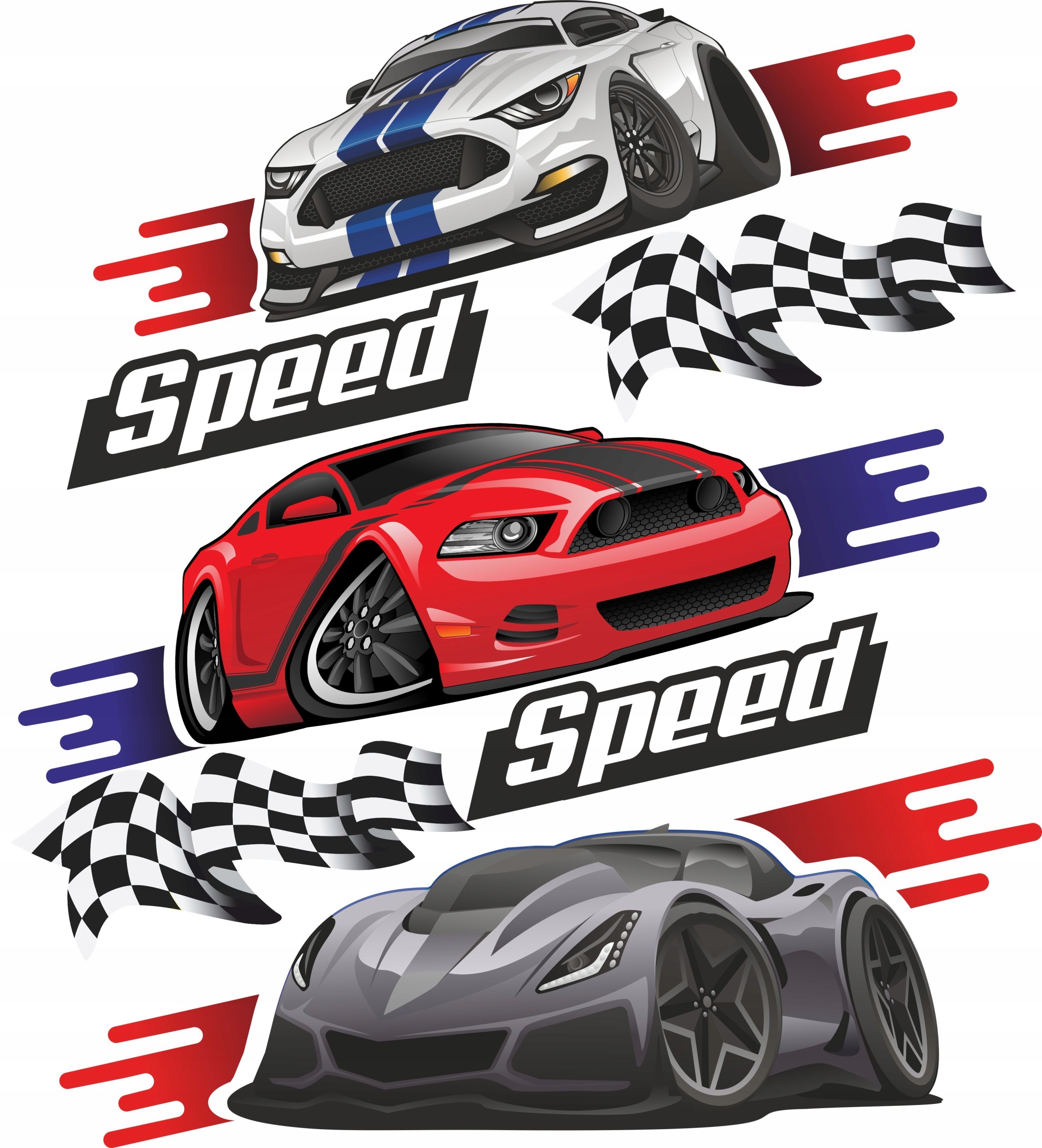 Wallsticker - Speed Speed