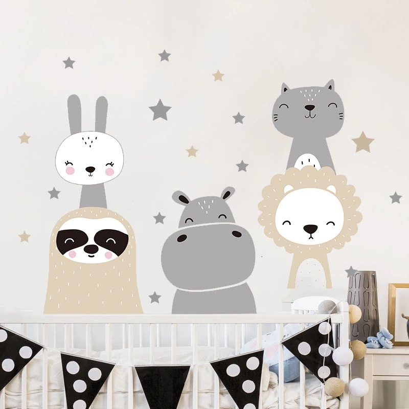 Wallsticker -  Animals and Stars / 02