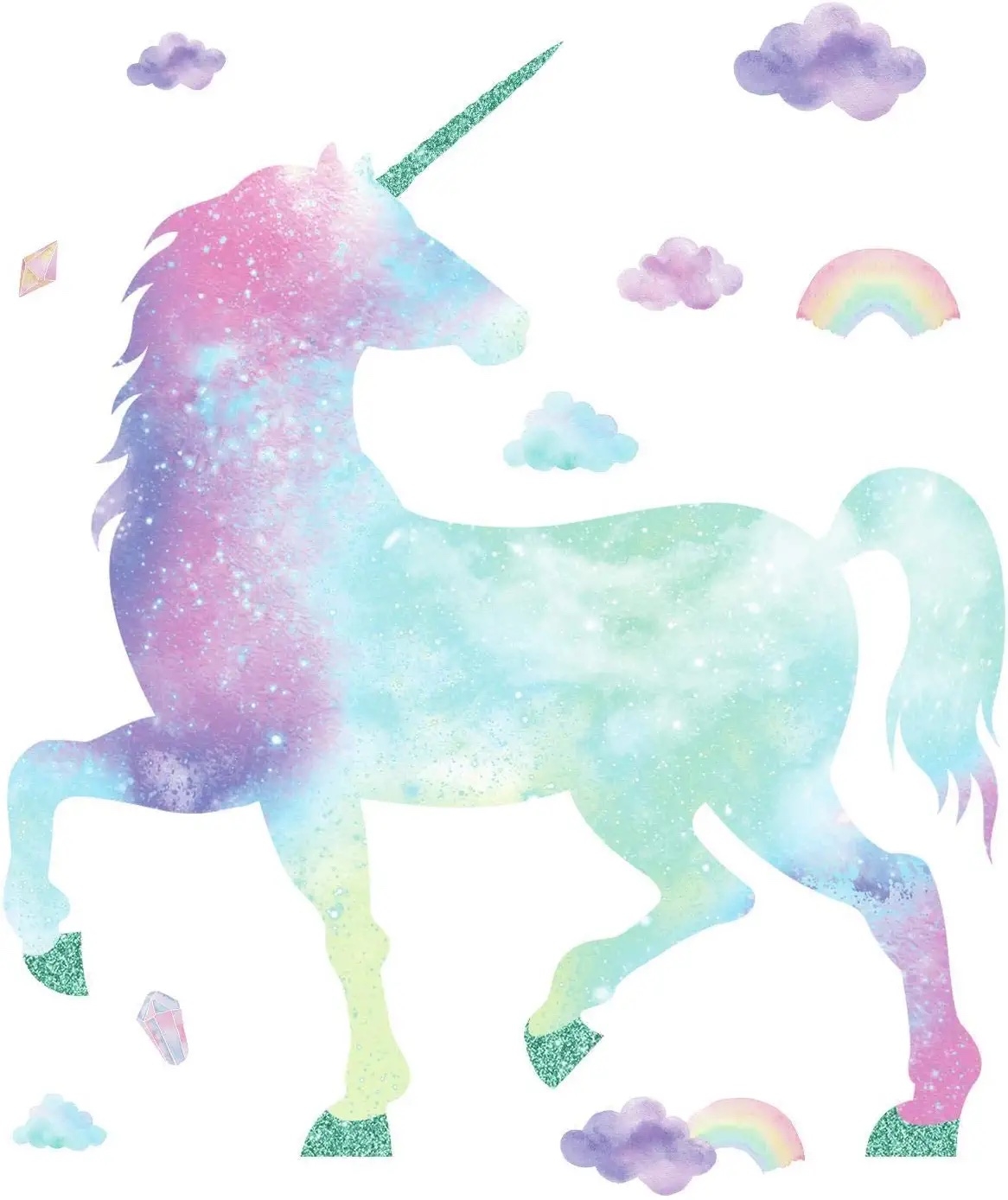 Wallsticker - Galaxy Unicorn