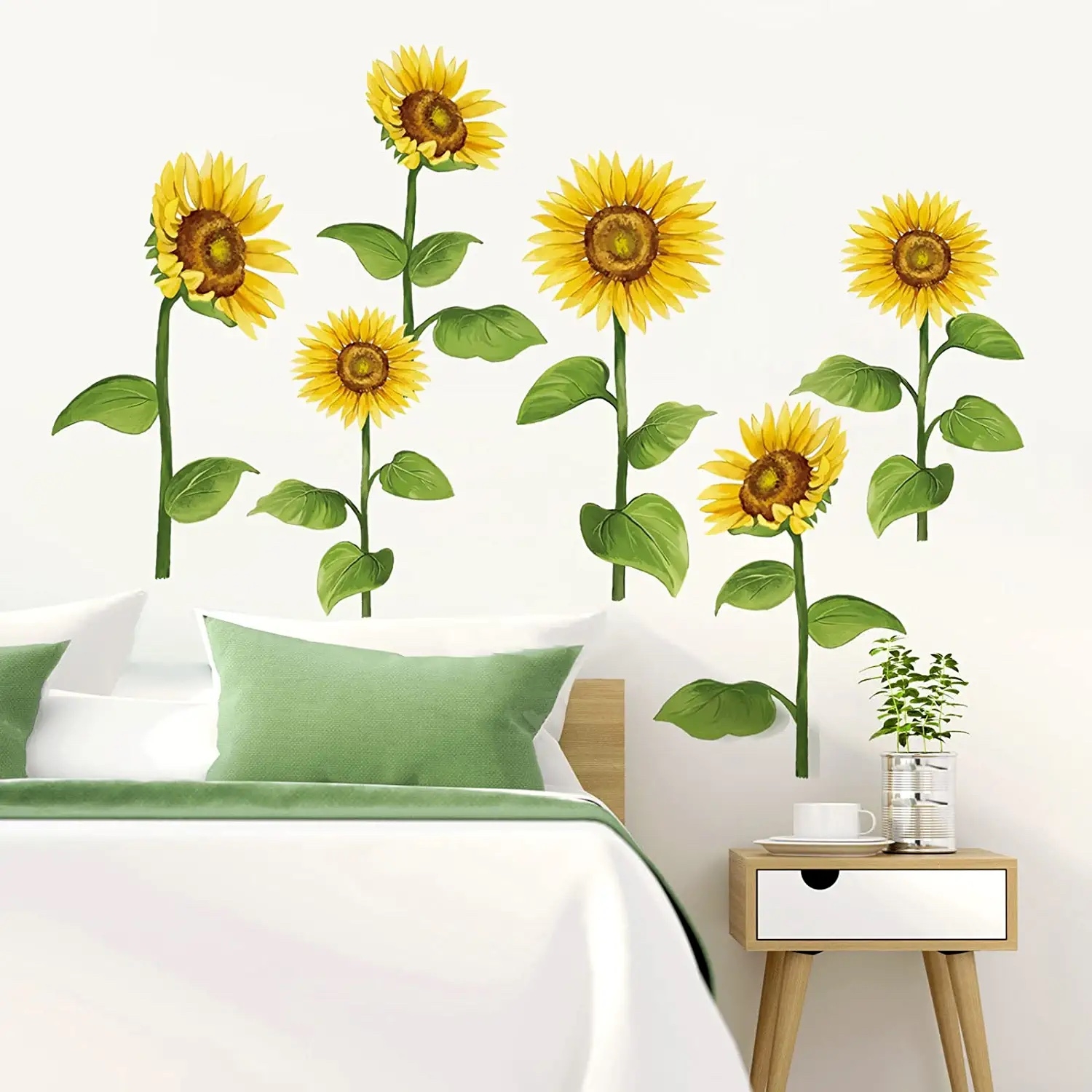 Wallsticker - Sunflower / 6 pcs