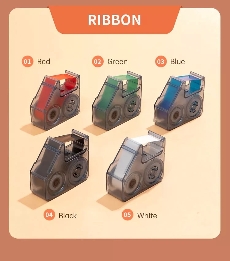 NIIMBOT B18 Compatible Labeling Carbon Ribbon - 16 Meters Roll