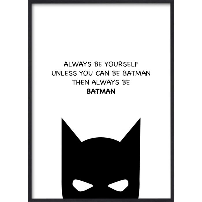 Poster - Batman Children's motif / Flat-packed