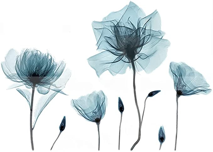 Wallsticker - Blue Flower