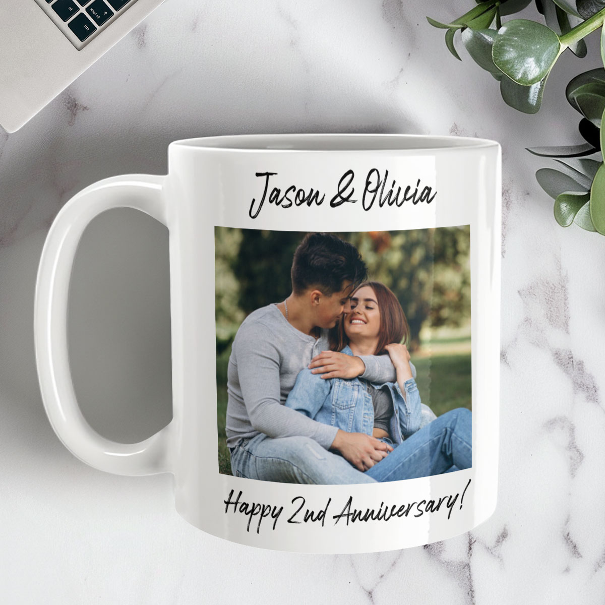 Personalised Mugs - Happy Anniversary