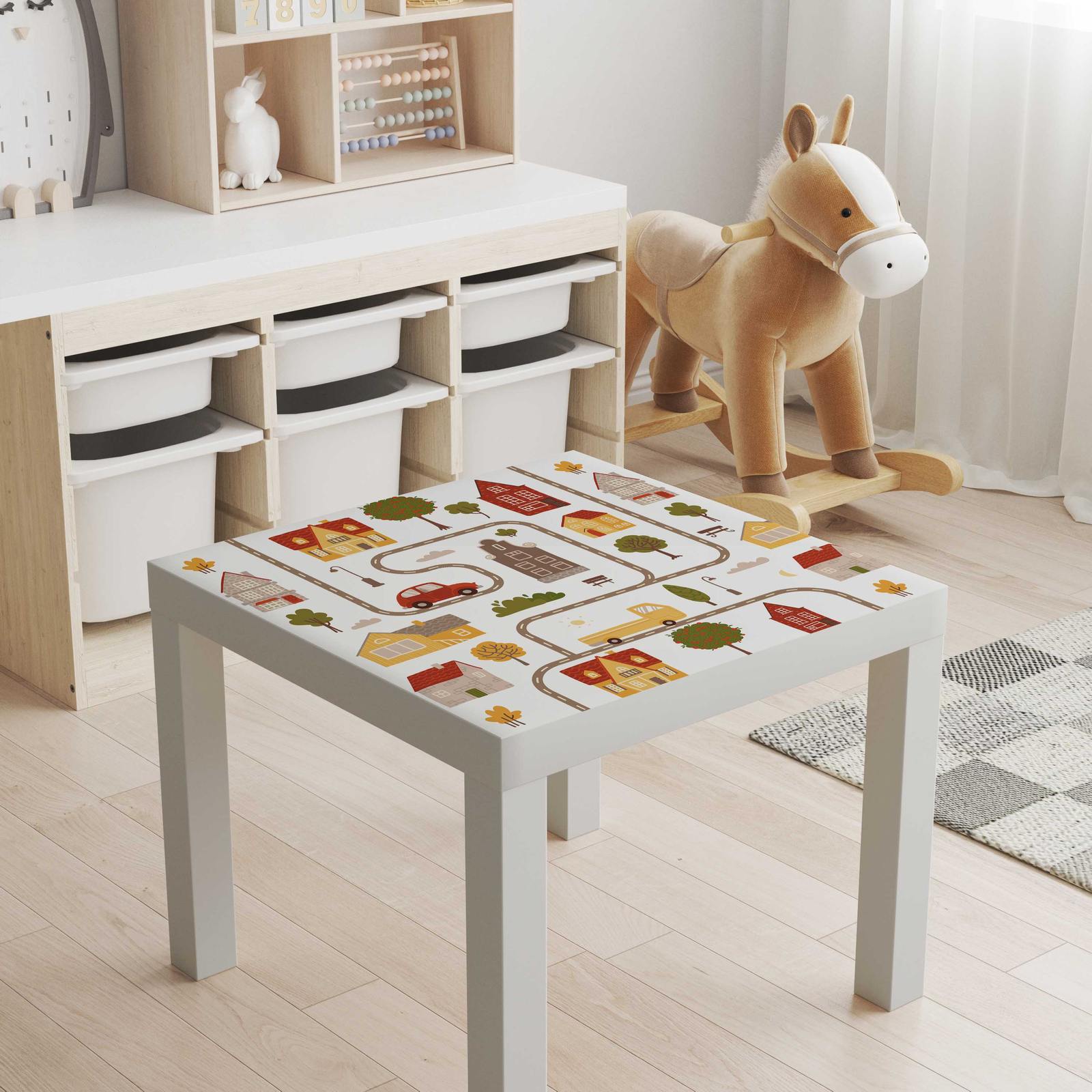 Self-Adhesive Sticker – Lack Table Top Decal / Playful Village