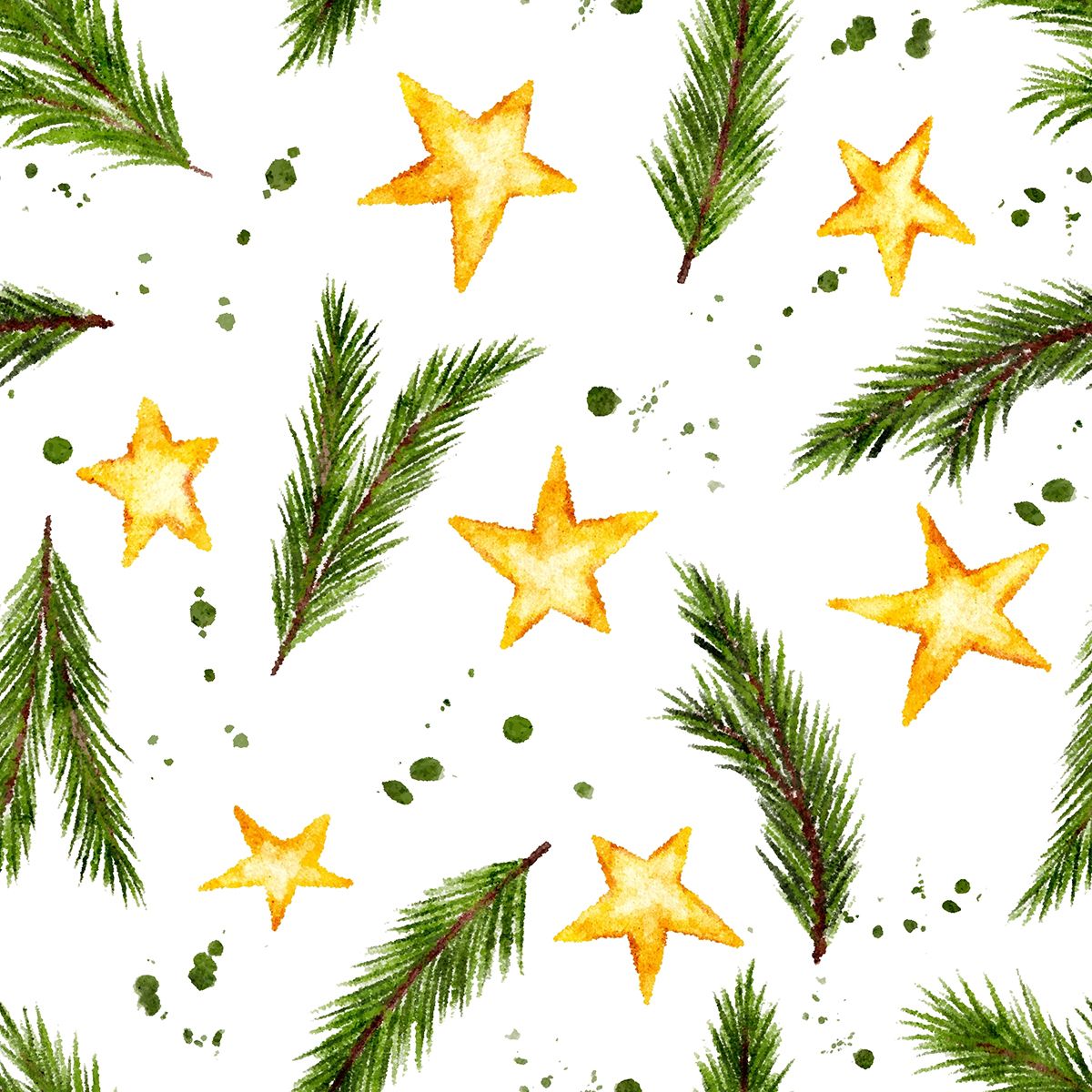 Christmas Star Pine Contact Paper