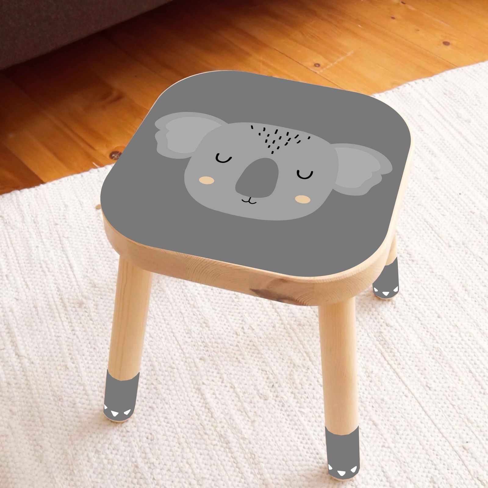 Self-Adhesive Sticker – Flisat Stool Decal / Koala Design