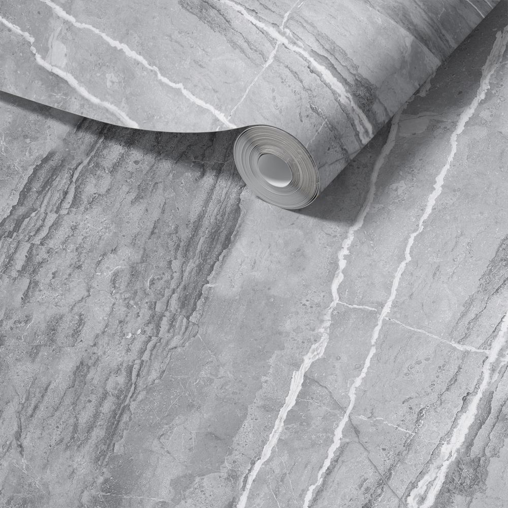 Contact Paper - Crestola Gray Marble - Peel and Stick