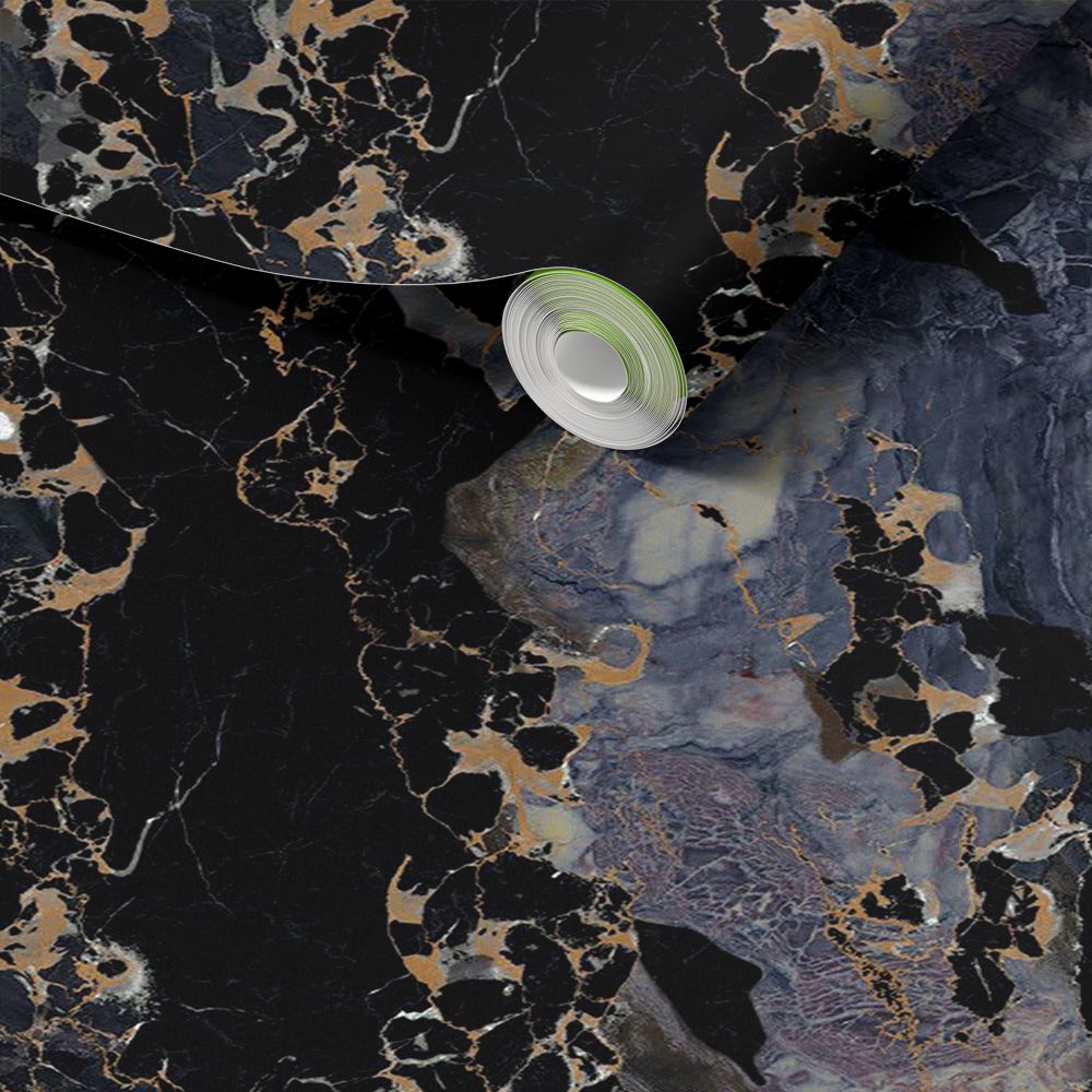 Contact Paper - Black Marble Design / Peel and Stick