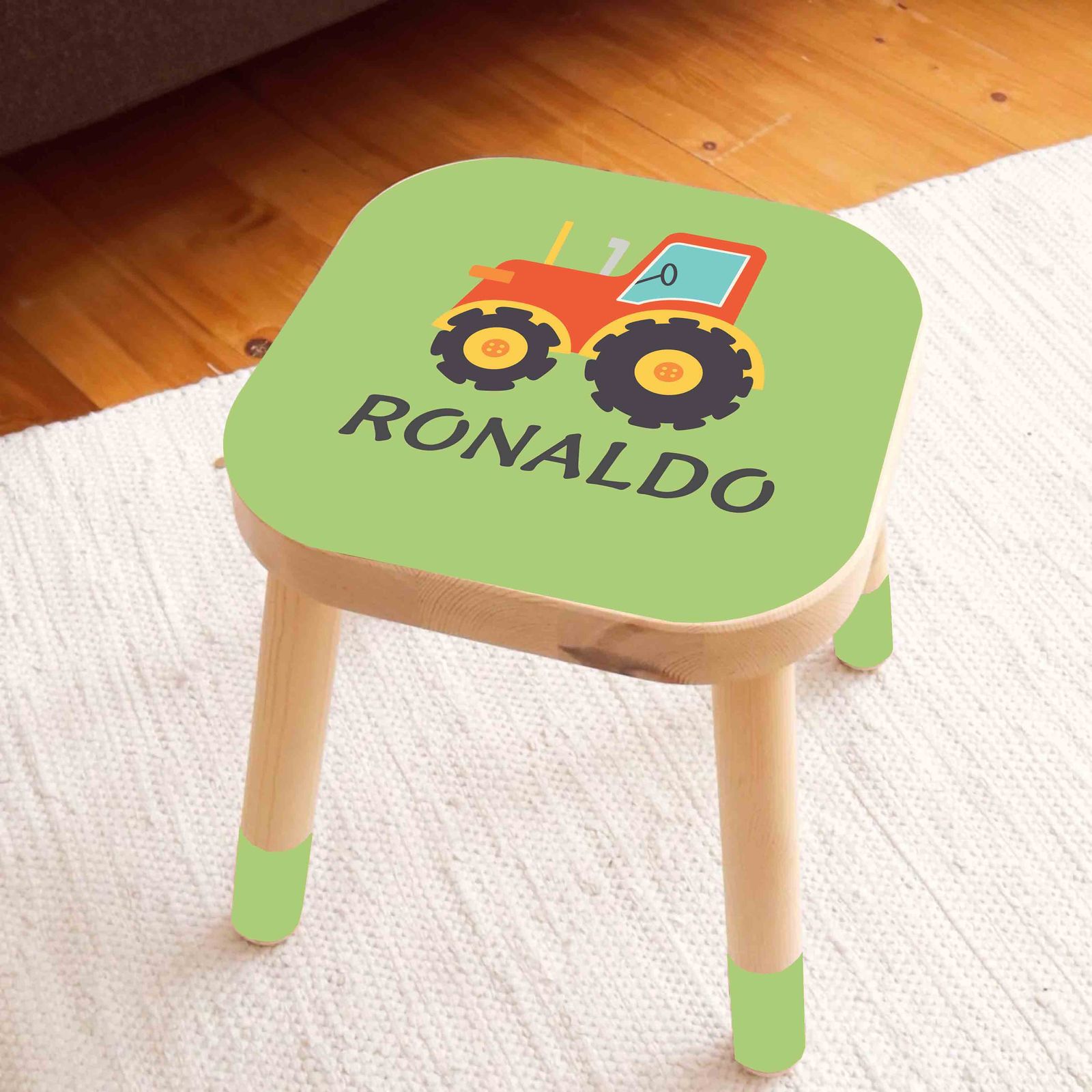 Self-Adhesive Sticker – Custom Flisat Stool Decal / Tractor Design