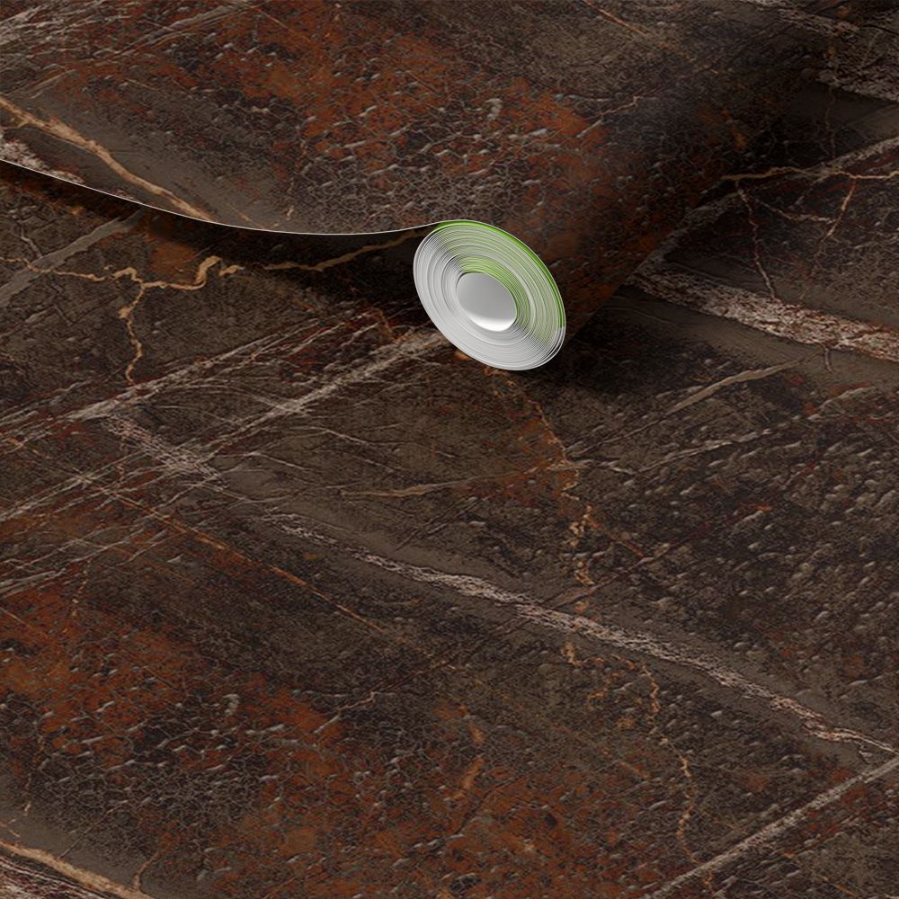 Contact Paper - Brown Marble Finish / Peel and Stick