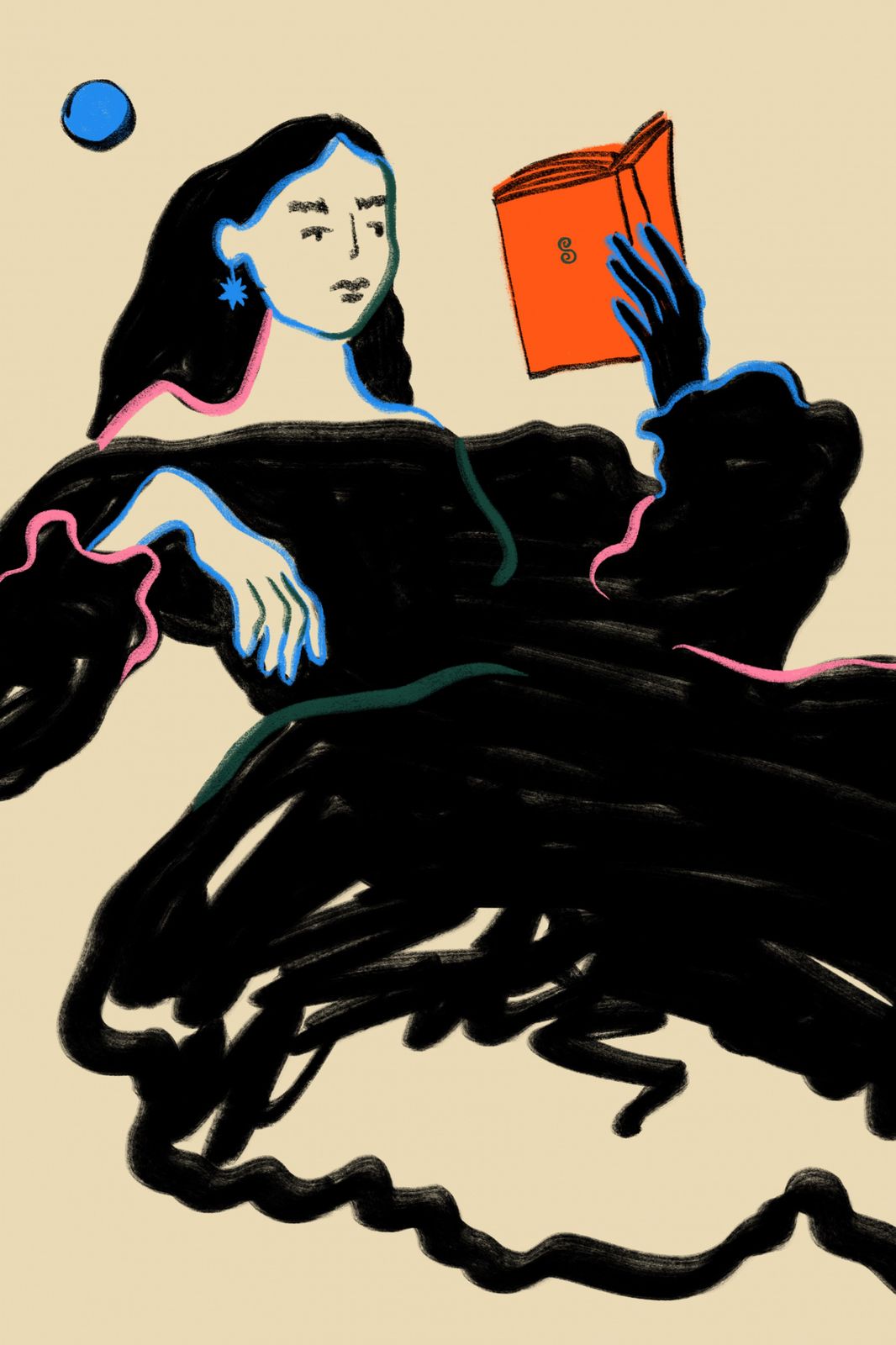 Contact Paper - Artistic Illustration / Peel and Stick