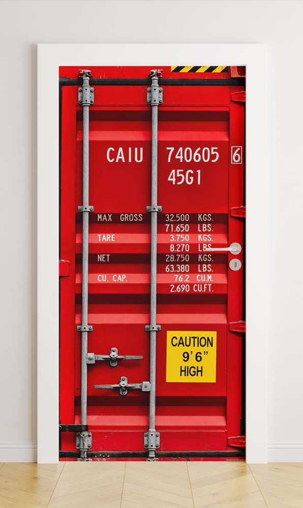Door stickers - Shipping Container / Peel and Stick