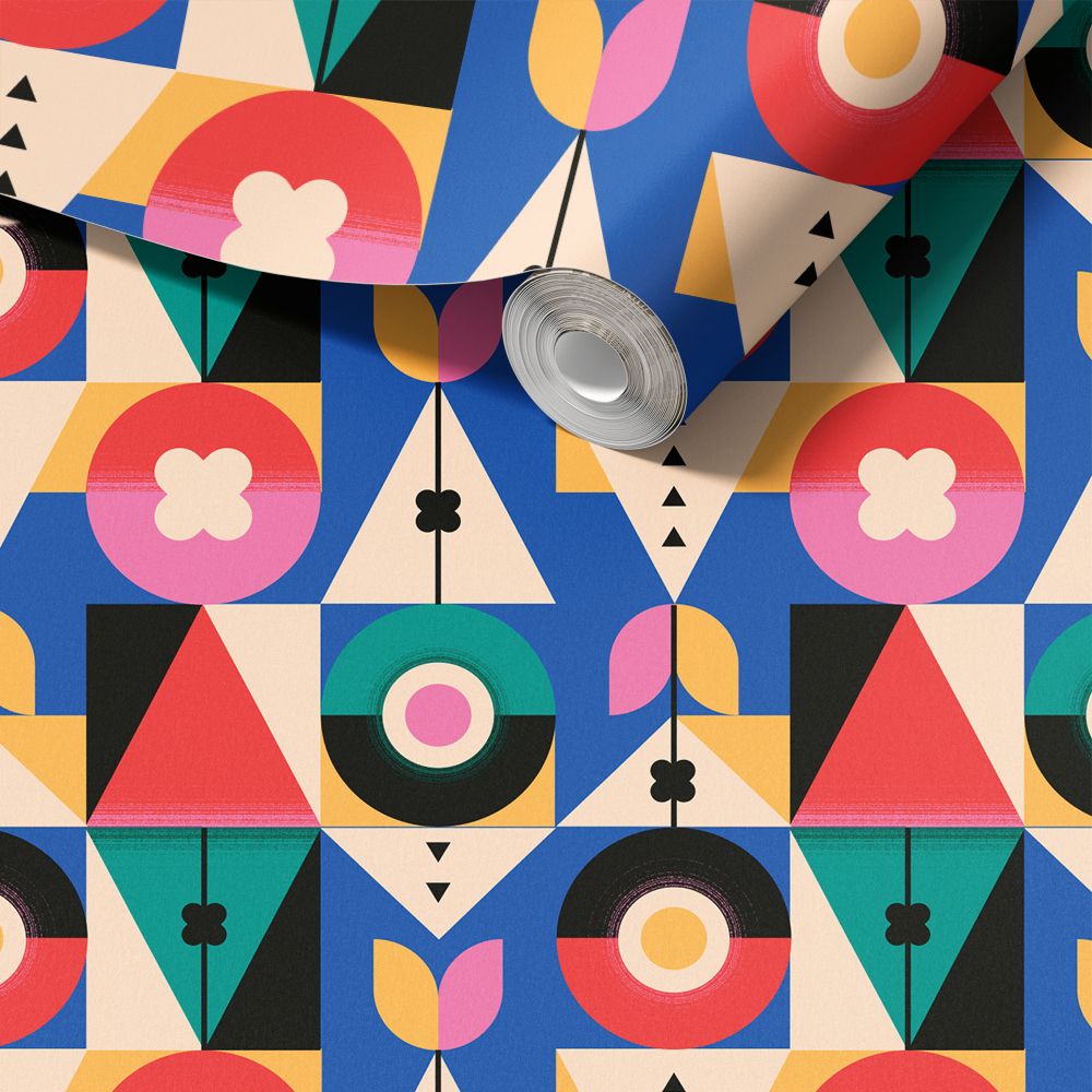 Contact Paper - Geometric Pattern / Peel and Stick