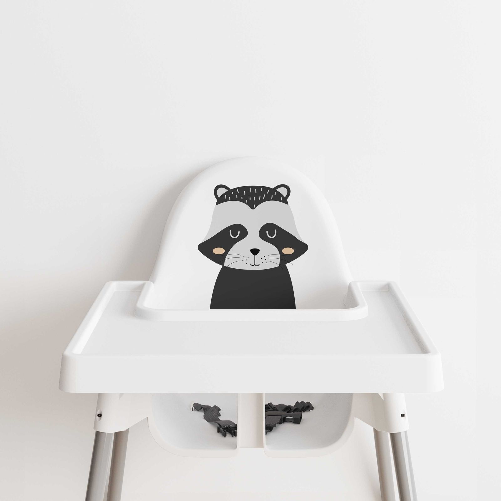 Self-Adhesive Sticker – Antilop High Chair Decal / Raccoon Design