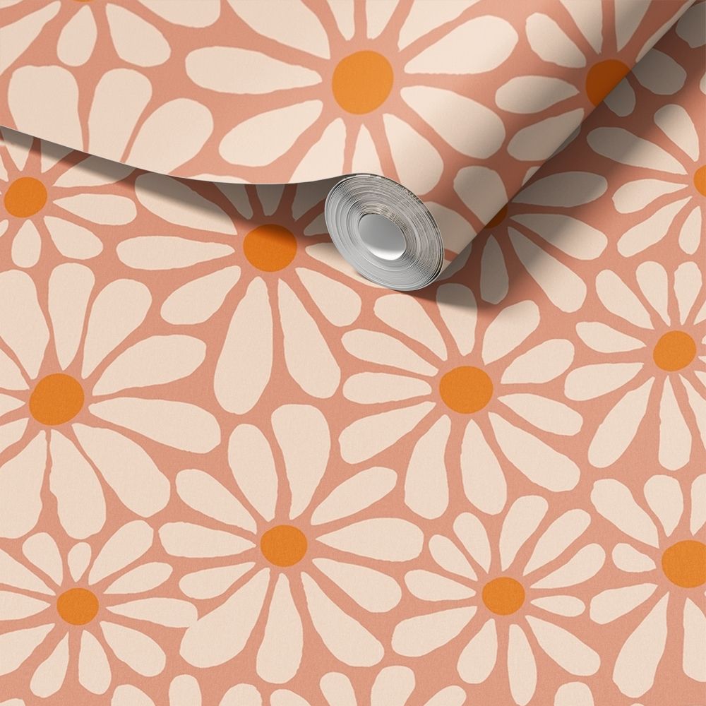 Contact Paper - Daisy Floral Pattern / Peel and Stick