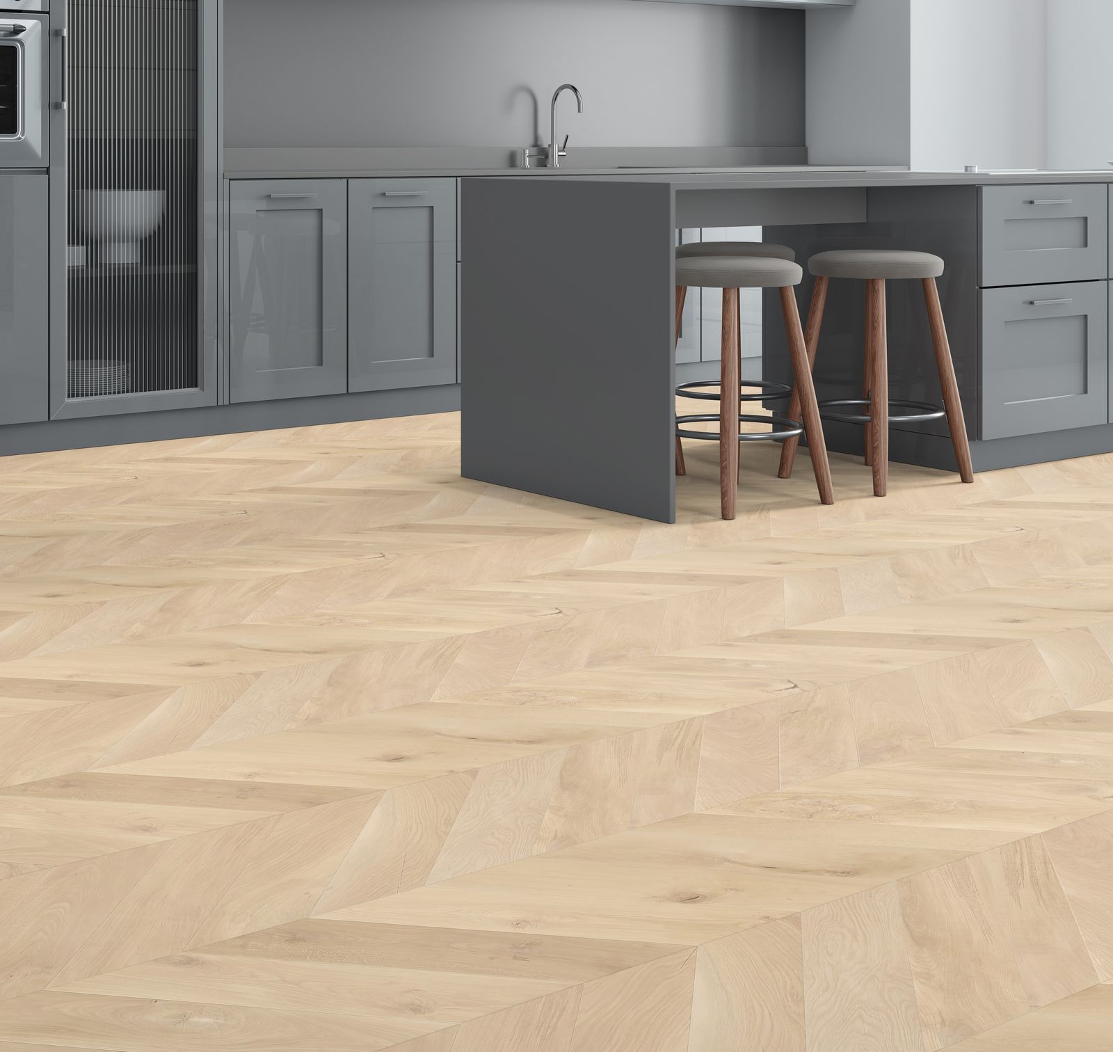 Contact Paper - Chevron Wood Pattern / Peel and Stick