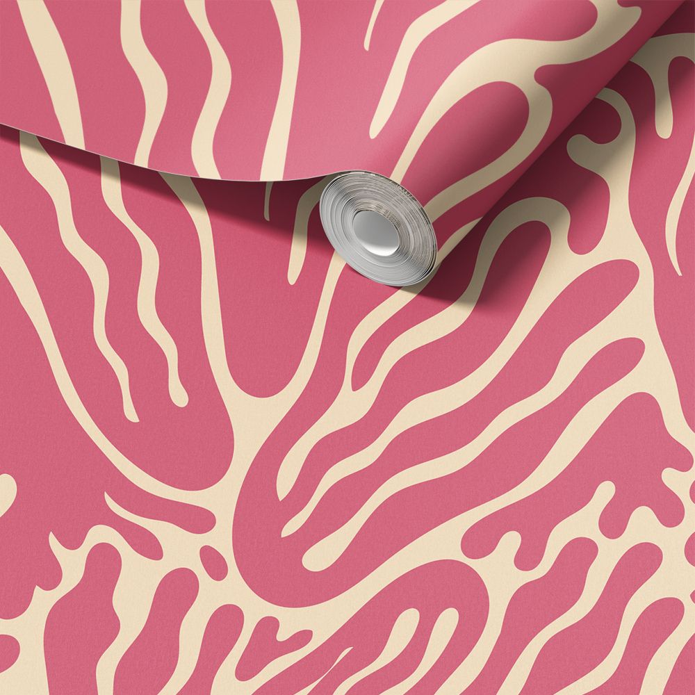 Contact Paper - Abstract Pink Design / Peel and Stick
