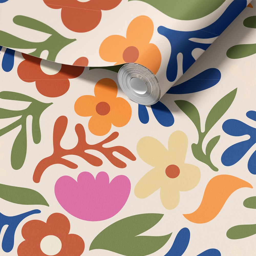 Contact Paper - Floral Pattern / Peel and Stick