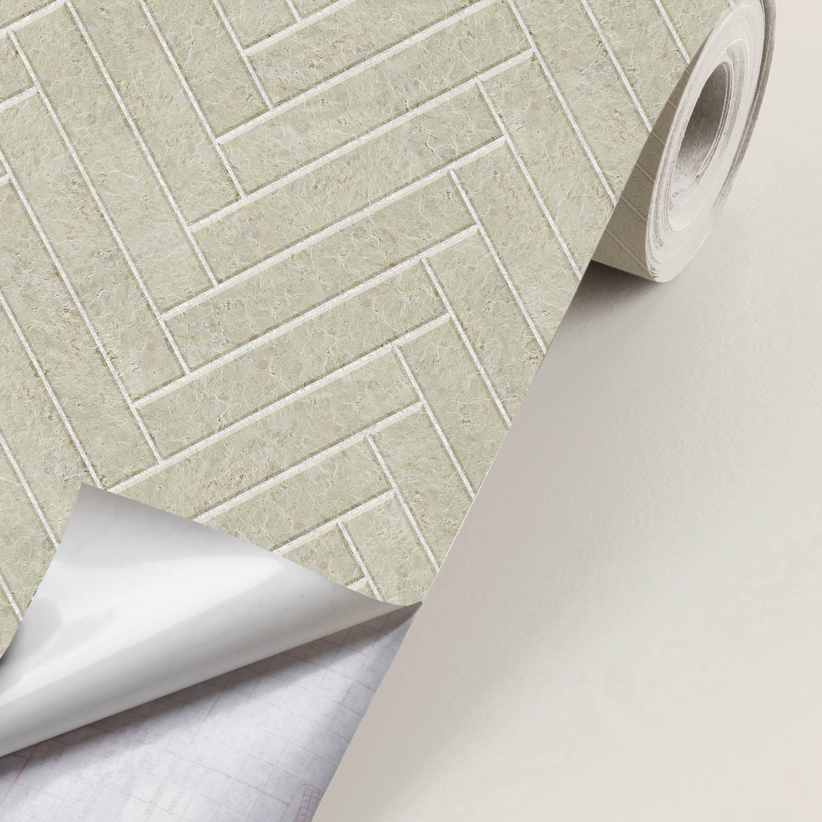 Contact Paper - Herringbone Pattern / Peel and Stick