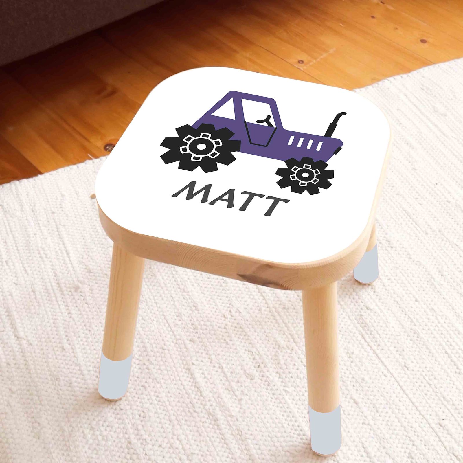Self-Adhesive Sticker – Custom Flisat Stool Decal / Tractor Design